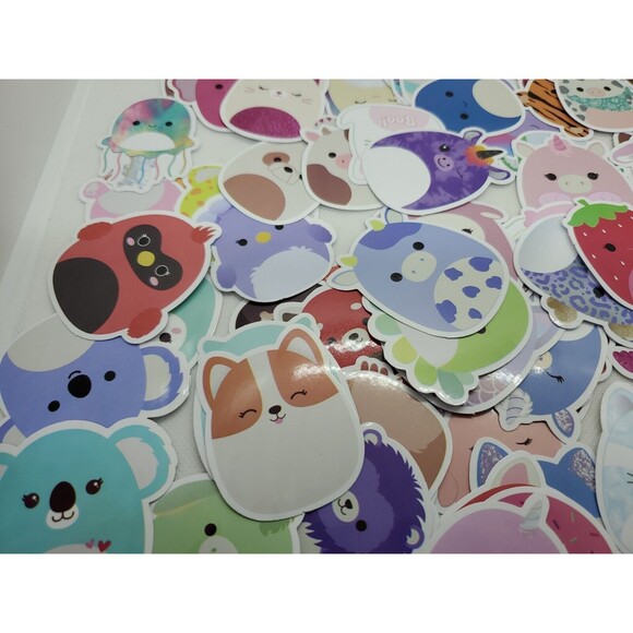 Squishmallow Vinyl Sticker Lot of 100 Various - Picture 3 of 7